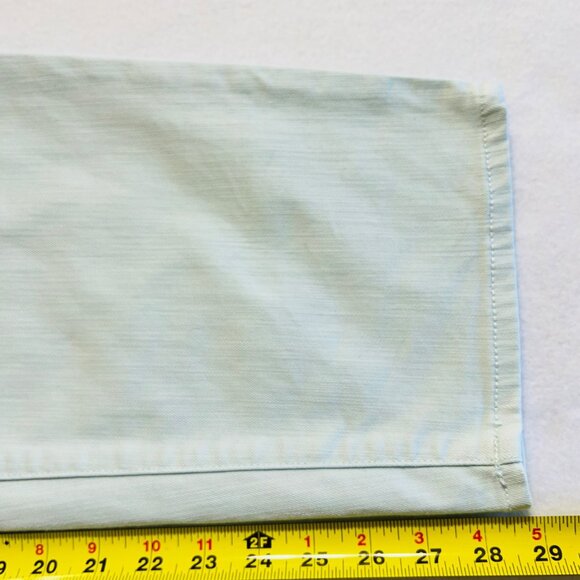 Talbots Women's Stretch Mint Green Stretch Cropped Jeans Size 46x29 - Picture 8 of 10